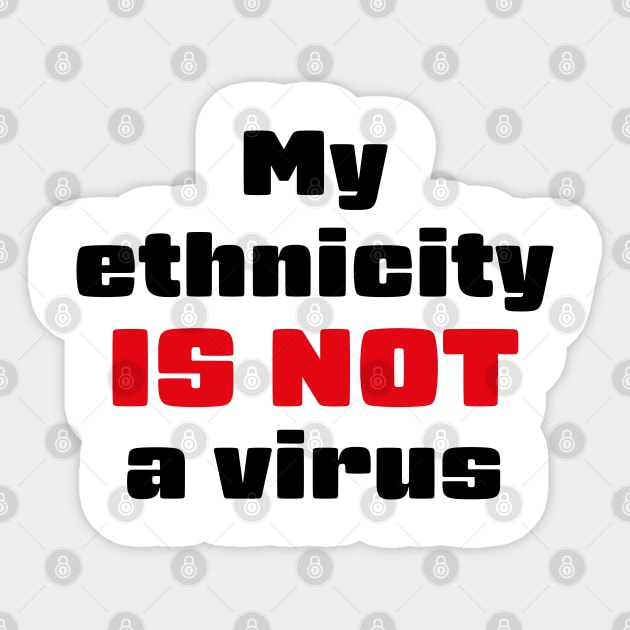 Not a Virus Sticker by Araich